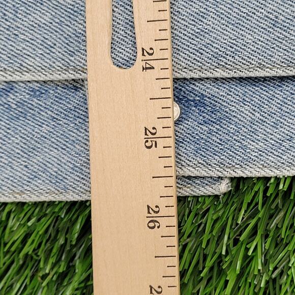 Vintage 60s Lee Riders Denim Jacket Medium 22x26 Faded Medium-Wash - Picture 13 of 13